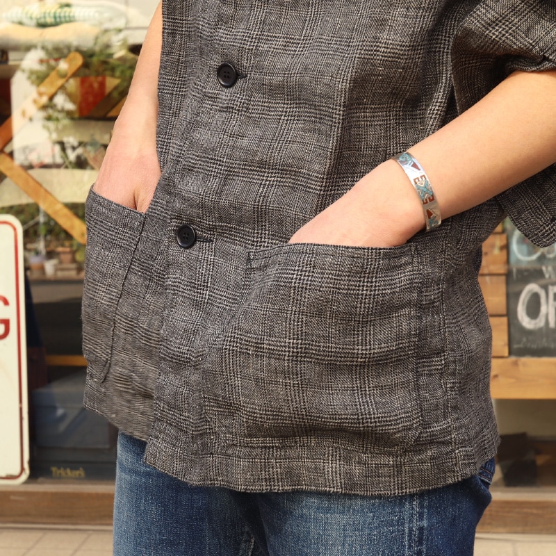 WORKERS/ワーカーズ Relax Jacket Glen Check Linenの通販｜Freeport